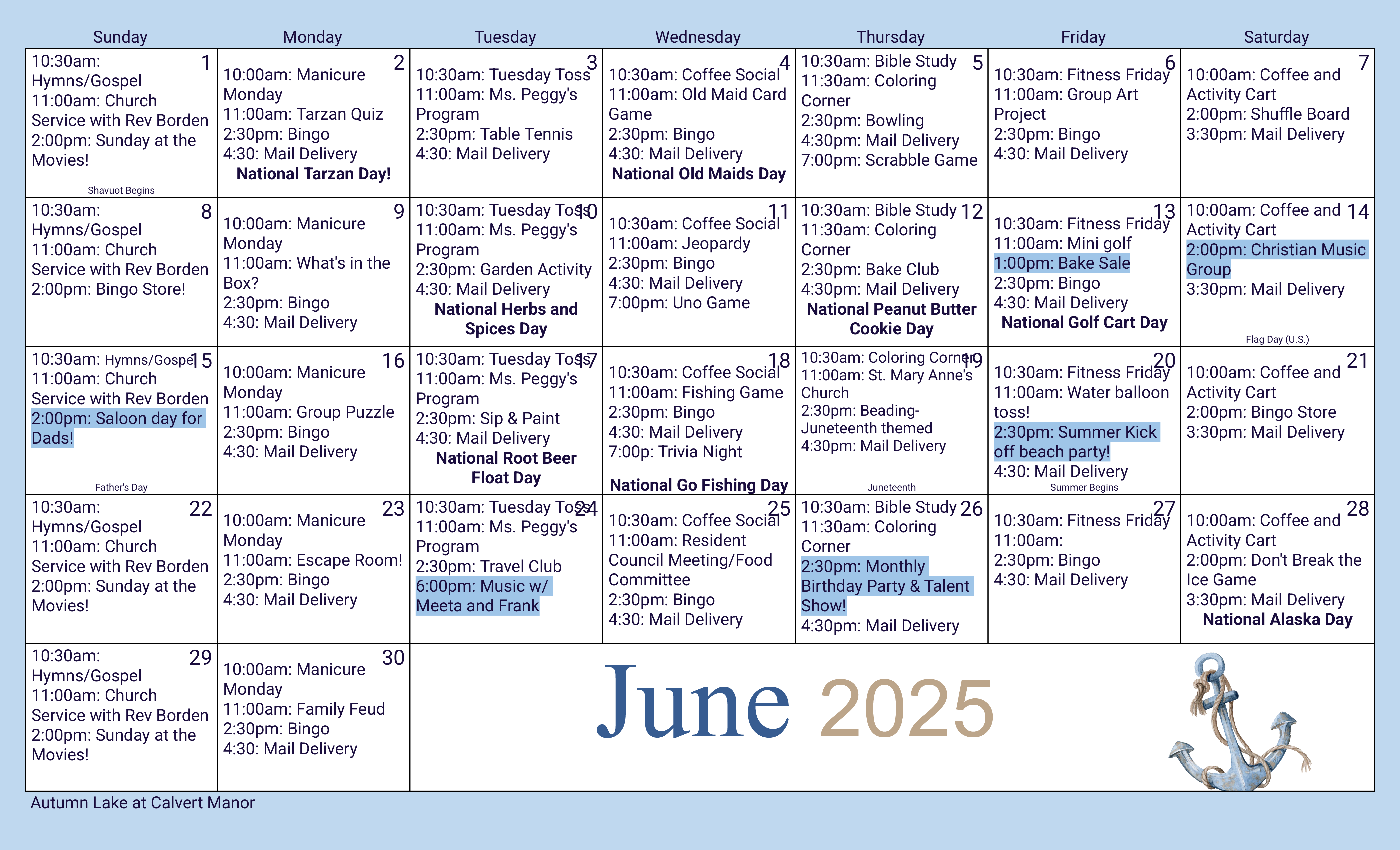 calendar